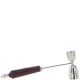 Exquisite Double-Sided 1oz & 2oz Cocktail Jigger Chestnut: LF-198
