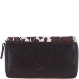 Brampton London Hair-On Leather RFID Zip-Around Purse Brown: P-28/H