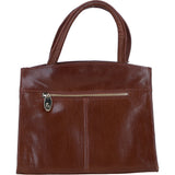 Ashwood Leather Compact Structured Handbag with Detachable Crossbody Strap in Tan: C-75