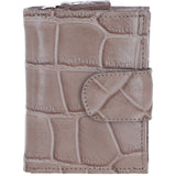 Ladies Ashwood Leather RFID Protected Purse in Mushroom: C-70