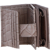 Ladies Ashwood Leather RFID Protected Purse in Mushroom: C-70