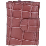 Ladies Ashwood Leather RFID Protected Purse in Rosa: C-70