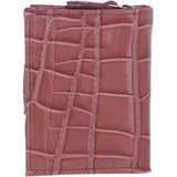 Ladies Ashwood Leather RFID Protected Purse in Rosa: C-70