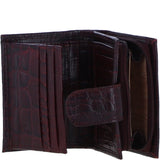 Ladies Ashwood Leather RFID Protected Purse in Bordo: C-70