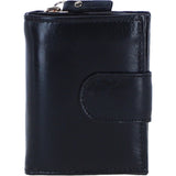 Ladies Ashwood Leather RFID Protected Purse in Black: C-70