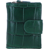 Ladies Ashwood Leather RFID Protected Purse in Green: C-70