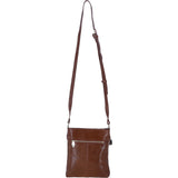 Ashwood Leather Crossbody Bag with Adjustable Strap in Tan: C-71