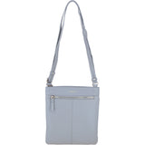 Ashwood Leather Smart Tab Cross Body Bag Elephant Grey: 63621/Tab