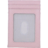 Ashwood Leather & Harris Tweed® Cloth Stylish Flat Card Holder Baby/Pink: TW-52-15-BP