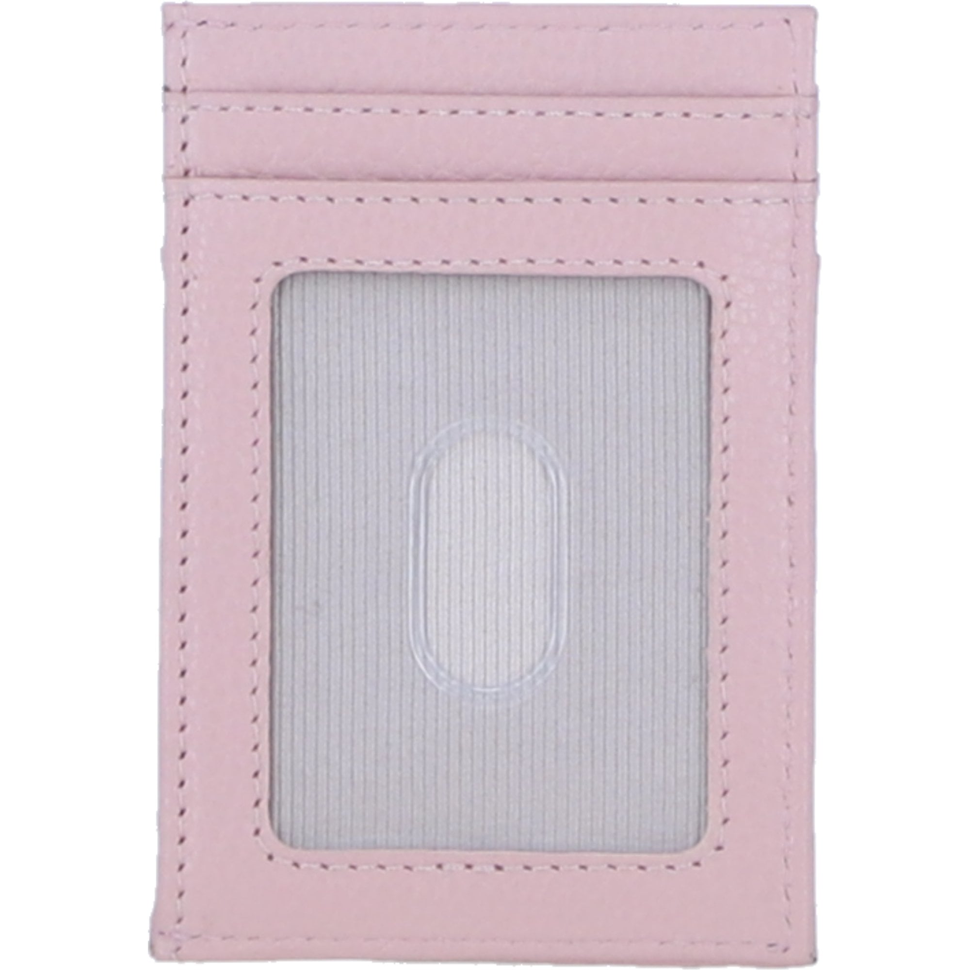 Ashwood Leather & Harris Tweed® Cloth Stylish Flat Card Holder Baby/Pink: TW-52-15-BP