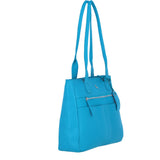 Sleek & Spacious Shoulder Bag Viking Blue: London
