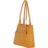 Sleek & Spacious Shoulder Bag Yellow: London