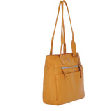 Sleek & Spacious Shoulder Bag Yellow: London
