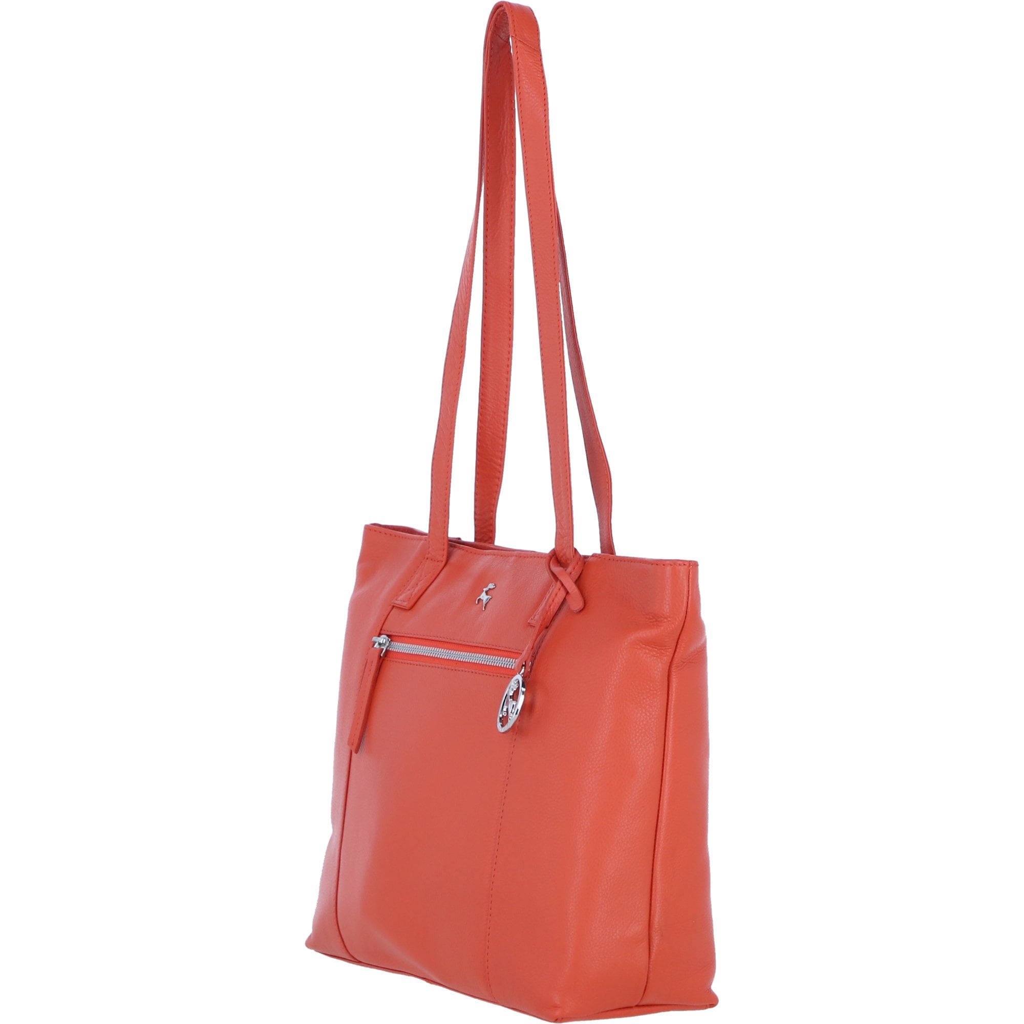 Designer Leather Shoulder Bag with Secure Zip Pocket Tango: Bray