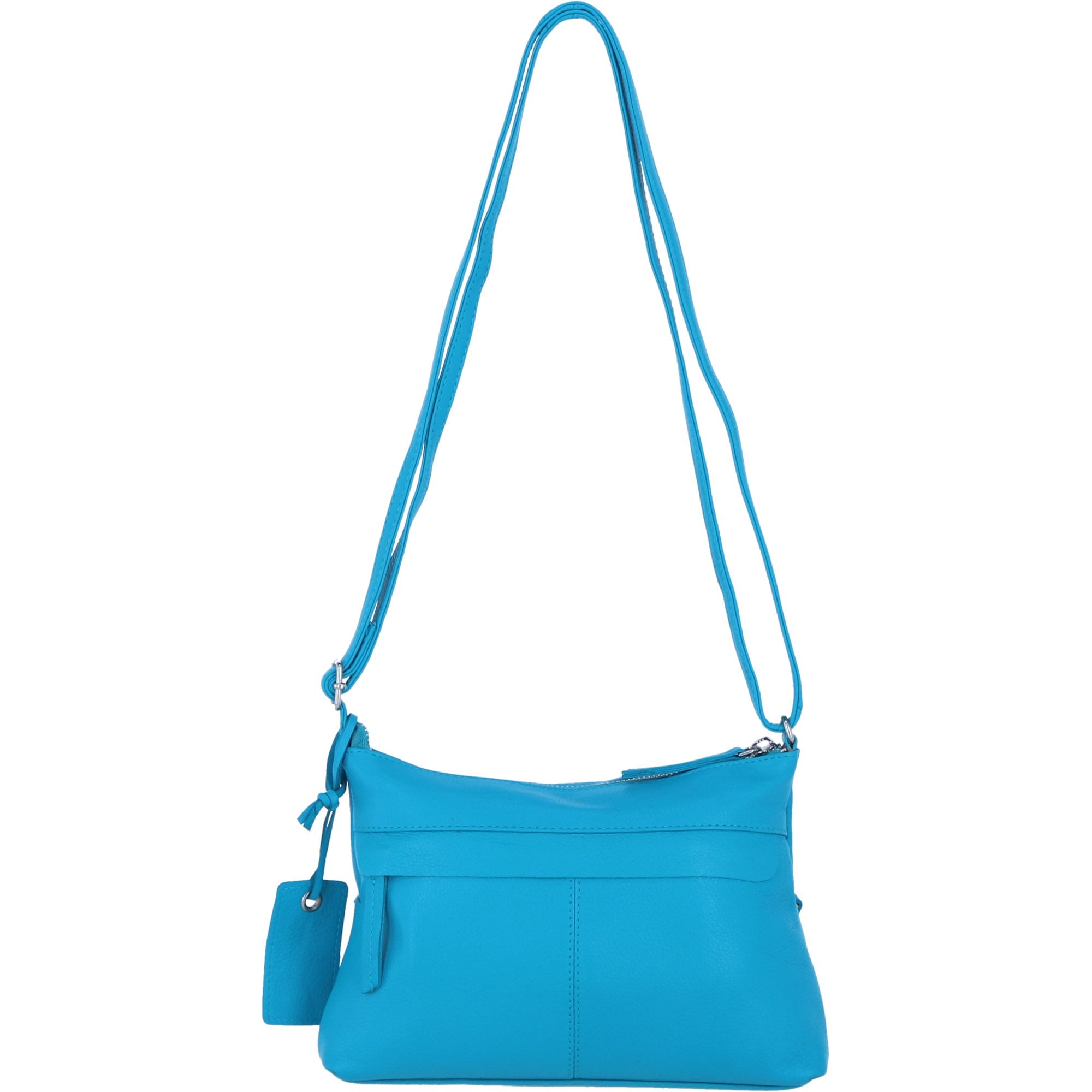 Ashwood Leather Crossbody Bag Viking Blue: Bristol