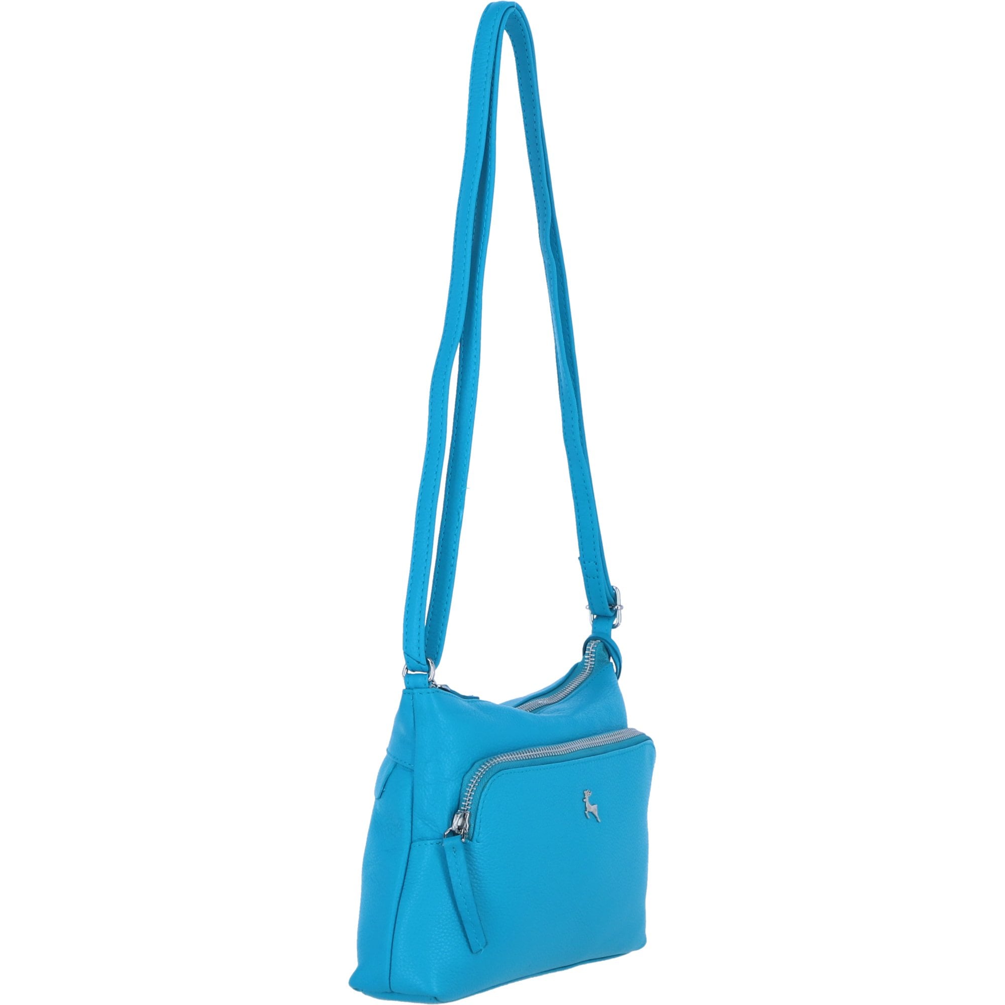 Ashwood Leather Crossbody Bag Viking Blue: Bristol