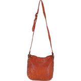 Ashwood Leather Crossbody Shoulder Bag with Stud Detail in Tan: D-53