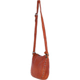 Ashwood Leather Crossbody Shoulder Bag with Stud Detail in Tan: D-53