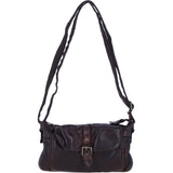 Ashwood Leather Vintage Crossbody Shoulder Bag in Brandy: D-51