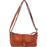 Ashwood Leather Vintage Crossbody Shoulder Bag in Tan: D-51