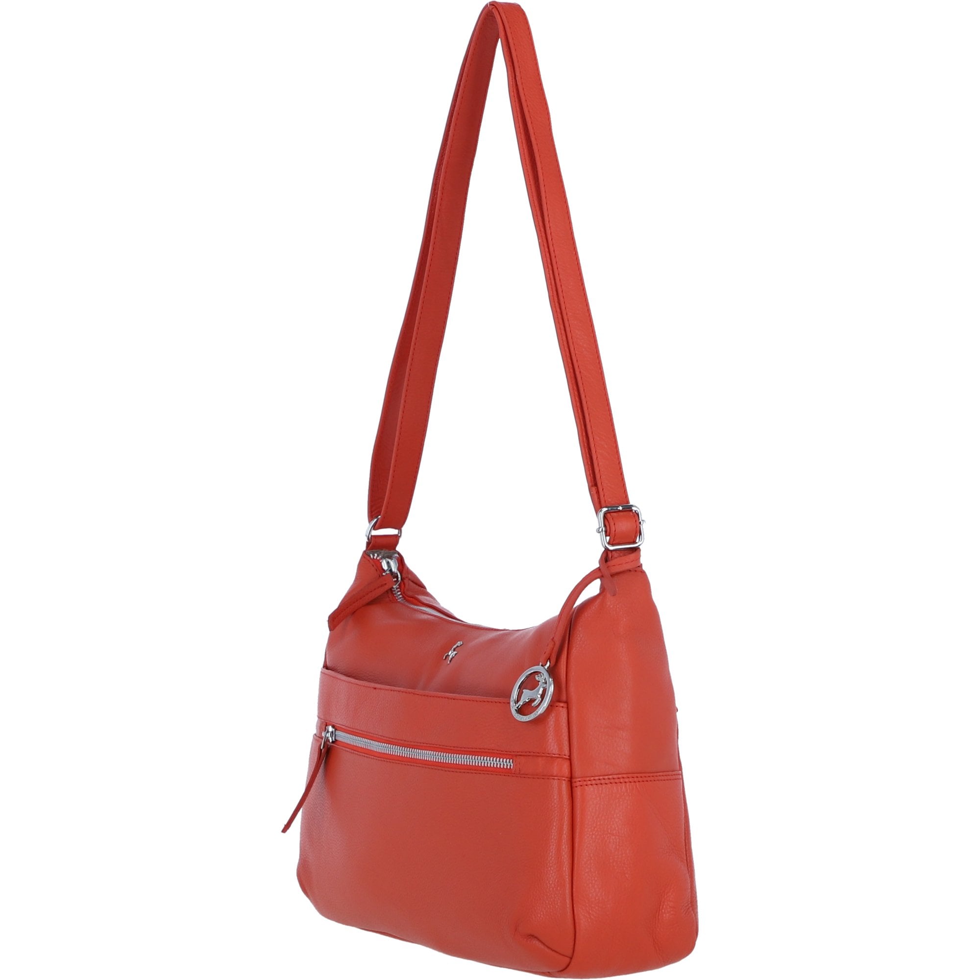 Leather Shoulder Bag with Zip & Magnetic Pocket Tango: Meath