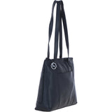 Ashwood Leather Women's Genuine Leather Shoulder Bag in Black: ARKLOW