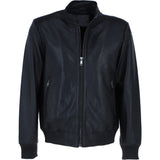 Ashwood Men's Real Light Weight Leather Regular Fit Bomber Jacket Black: G Bomber II