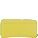 Large Leather Zip Around Note And Coin Purse Aurora: Ash-12