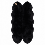 Ashwood Quad Australian Sheepskin Rug Black