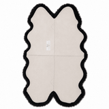 Ashwood Quad Australian Sheepskin Rug Black