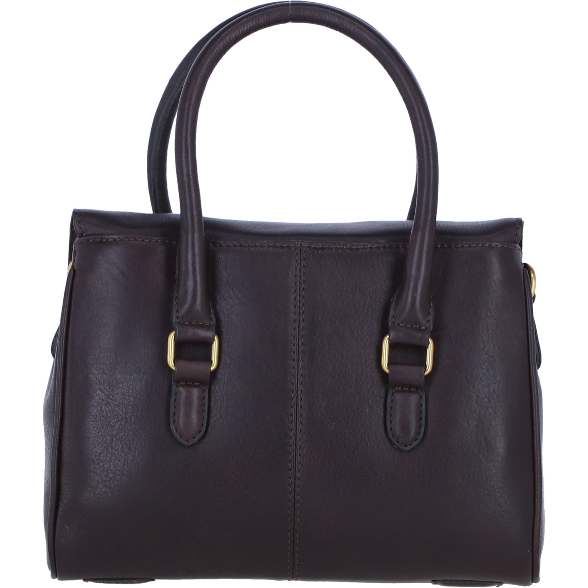 Exquisite Genuine Leather Medium Shoulder Bag for Women in Brown: L-38