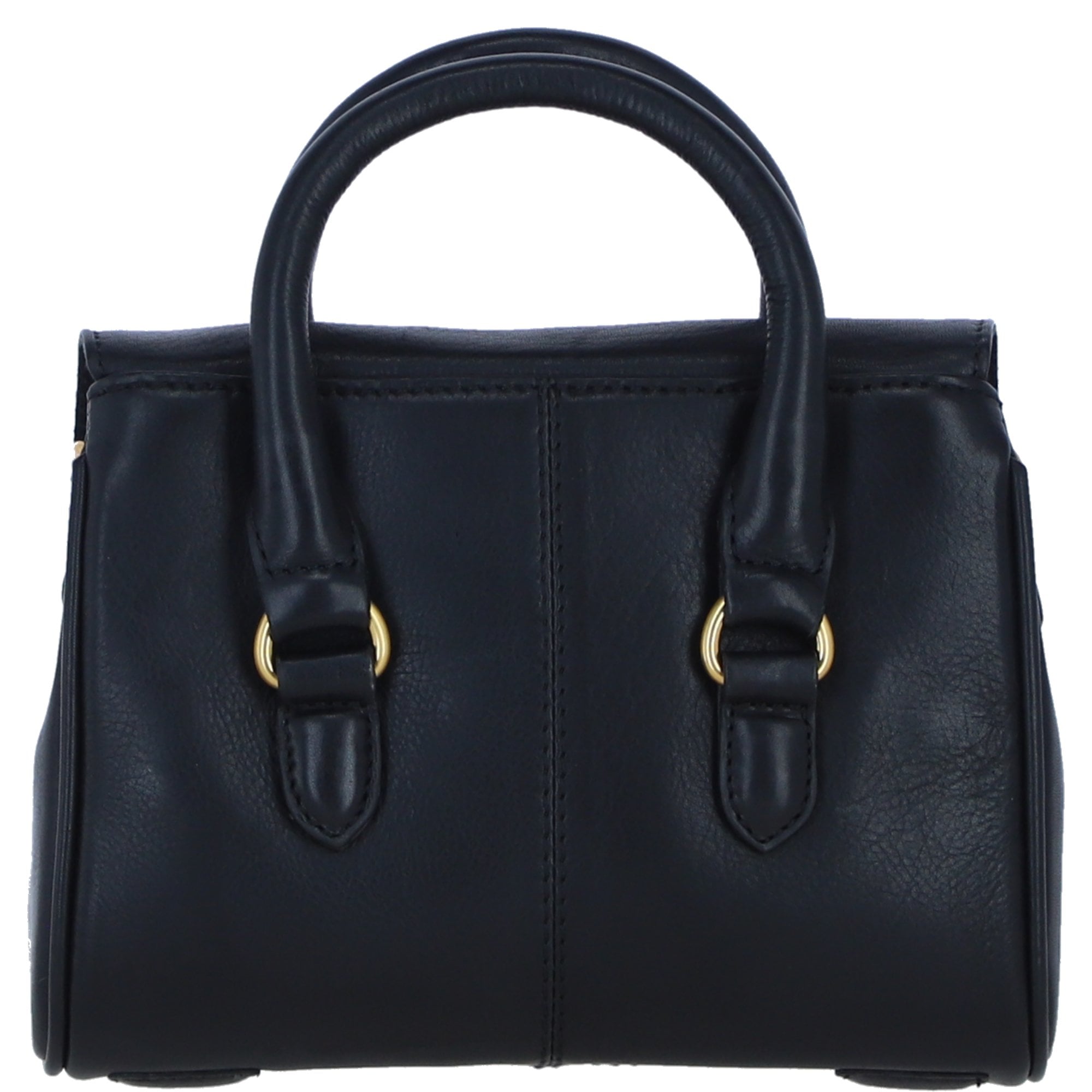 Exquisite Genuine Leather Small Shoulder X HandBag for Women in Black: L-37