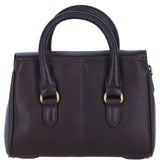 Exquisite Genuine Leather Small Shoulder X HandBag for Women in Brown: L-37