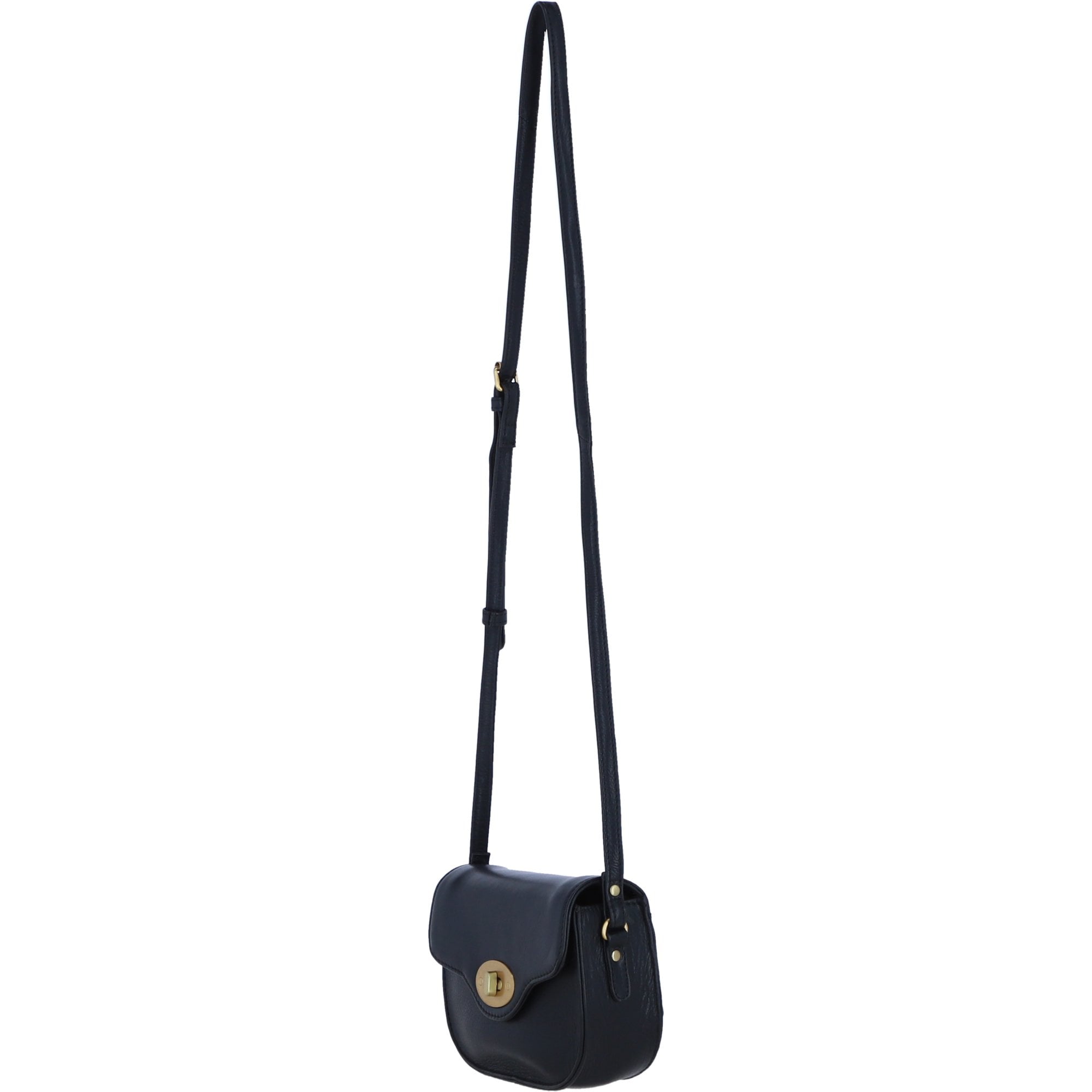 Ashwood Leather Small Crossbody Bag for Women in Black: L-32