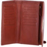 Exquisite Genuine Leather Large Purse with Twist Lock in Tan: L-31