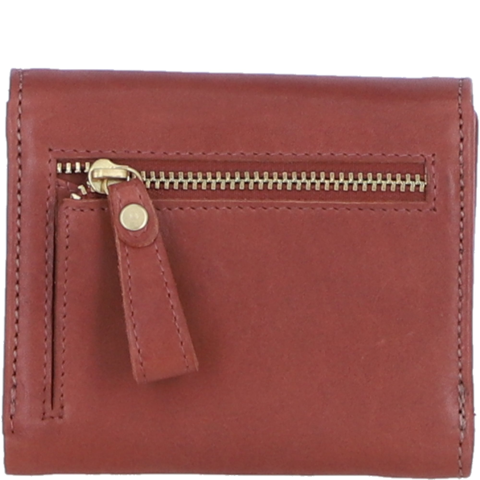Exquisite Genuine Leather Purse with Twist Lock in Tan: L-30