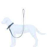 Ashwood Leather Exquisite Dog Lead in Blue: k9-L07