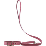 Ashwood Leather Exquisite Dog Lead in Pink: k9-L07