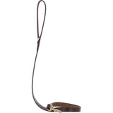 Genuine Leather Pet Leash with Gold Hardware in Brown: K9-L01