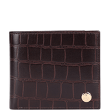 Ashwood Leather Croc Embossed Wallet & Card Holder Gift Set in Cherry: 30933