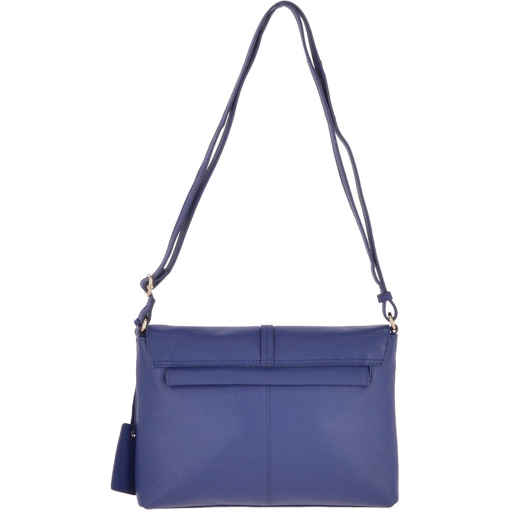 Medium Leather Shoulder Bag Twilight Blue: 62551