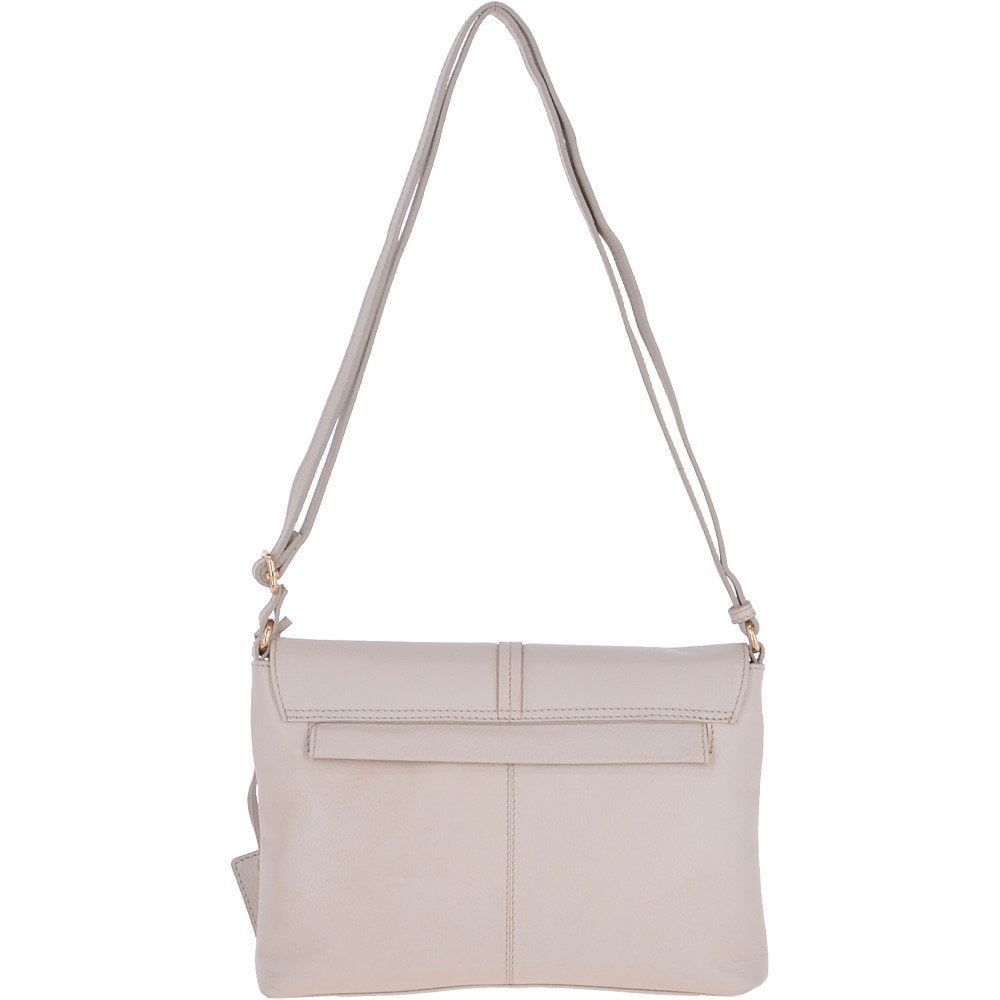 Medium Leather Shoulder Bag Bone: 62551