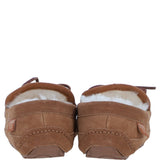 Men Classic Suede Sheepskin Moccasins Tan/beige: Mens Moccasins