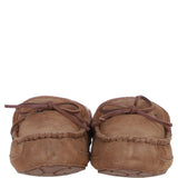 Men Classic Suede Sheepskin Moccasins Tan/beige: Mens Moccasins