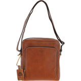 Ashwood Leather Messenger Bag – Cognac: FE08