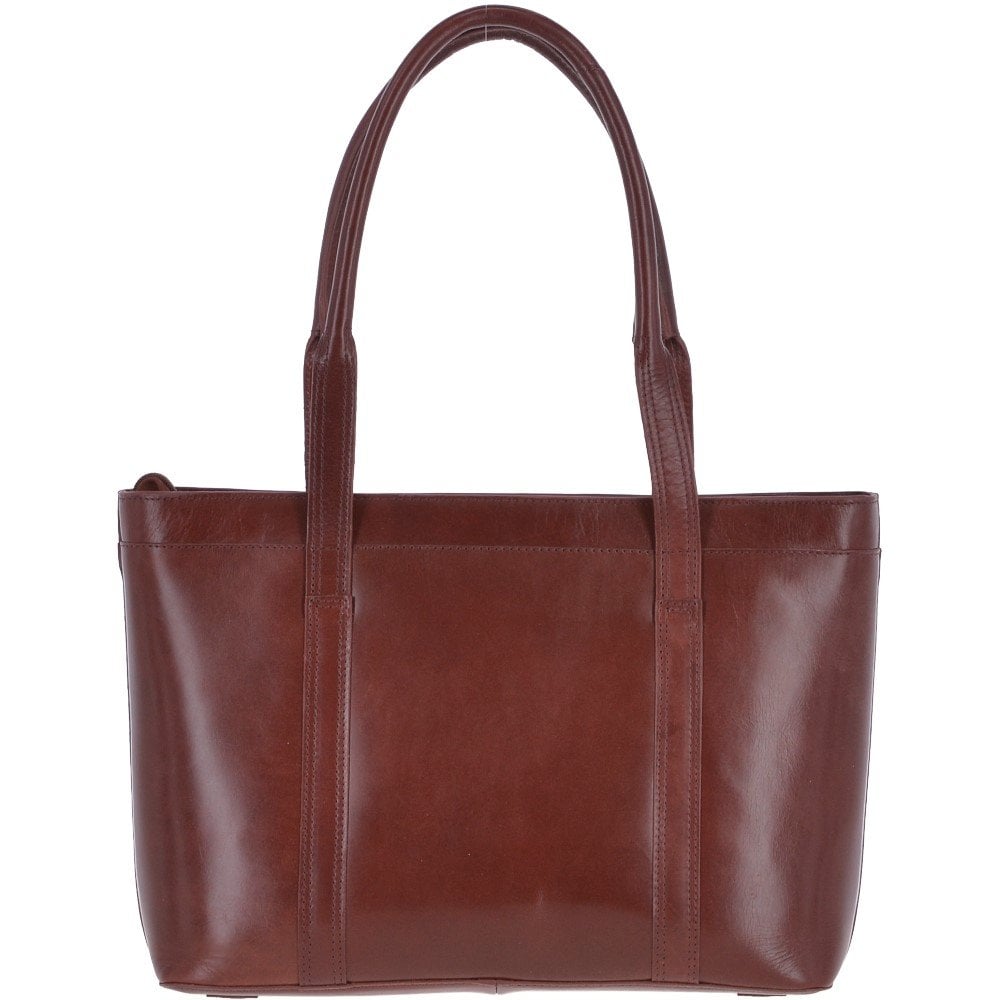 Vegetable Tanned Leather Bag Chestnut: V-23