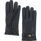 Men's Leather Gloves Black: GB-530