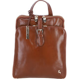 Ashwood Plain Veg-Tanned Leather Backpack in Bridge: 21-027