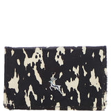 Ashwood Leather Small Hair-On Leather RFID Purse Black Hair Calf: 31596