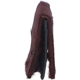 Ashwood Leather Small Hair-On Leather RFID Purse Black Cherry Lacquer: 31596